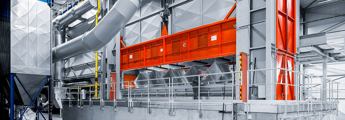 The most modern hot-dip galvanising plant in Europe, featuring optimised technology